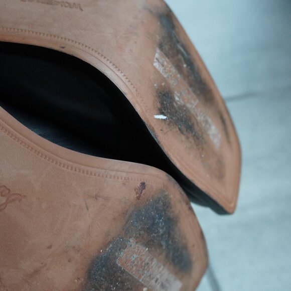 Black Square-Toe Mules – Size 6 - Picture 13 of 13